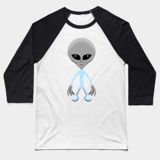 Alien Grey Baseball T-Shirt